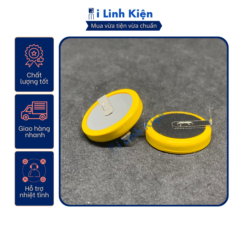 Pin CR2450 hàn mạch chân nằm chất lượng tốt