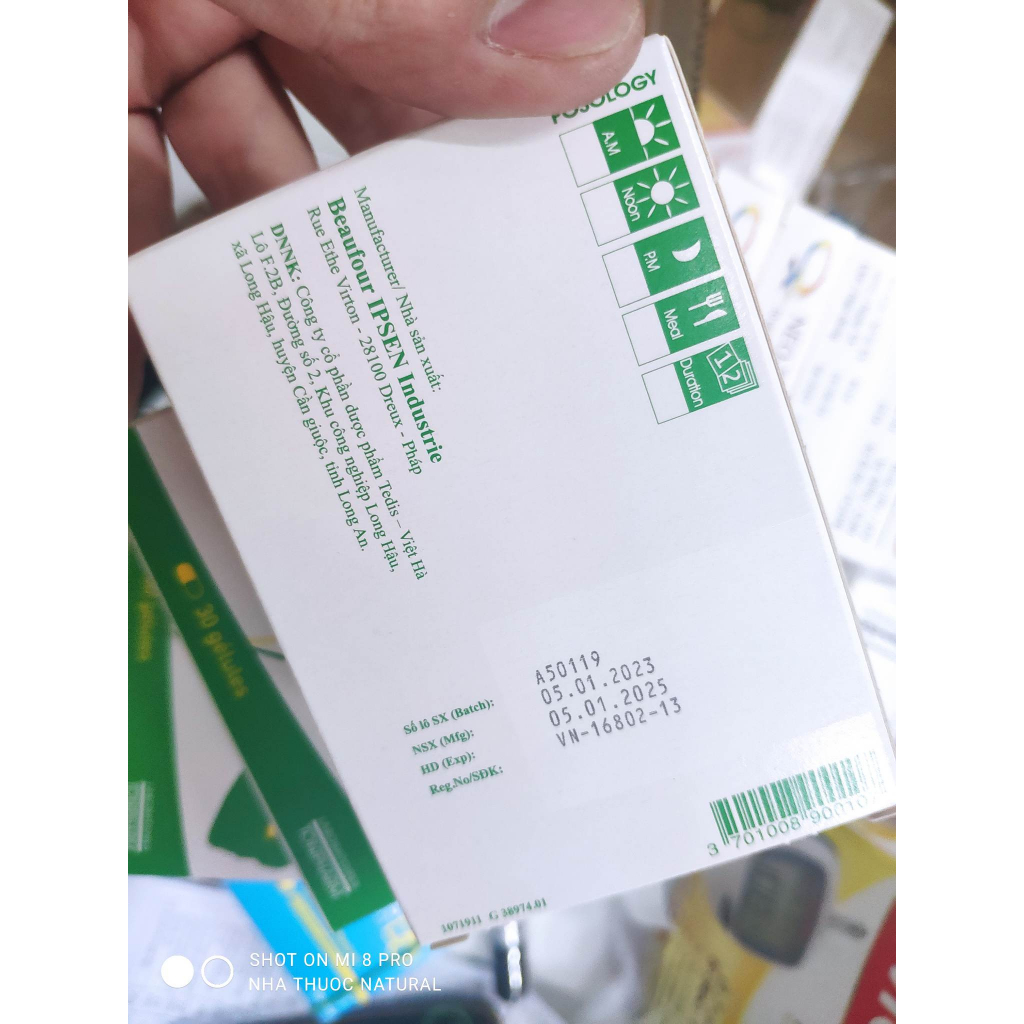 Ginkor Fort Pháp Hộp 30 viên Hỗ Trợ Giảm Trĩ, Suy Giãn Tĩnh Mạch