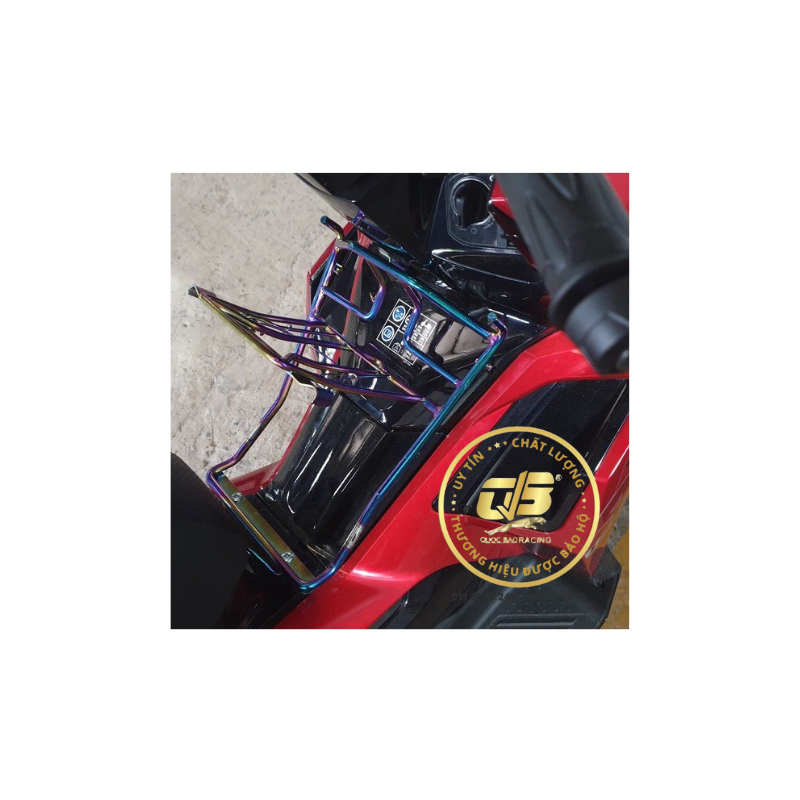 Baga Giữa titan 7 MÀU 10ly Xe AIR BLADE  2022-2023 chân dài gắn sàn- TẶNG ỐC VÀ CAO SU ĐỆM
