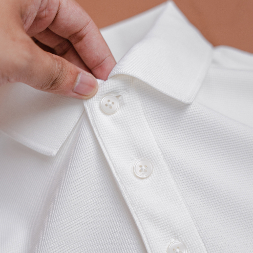 Áo polo nam cao cấp giá rẻ BUFUN vải cotton tổ ong thấm hút mồ hôi tốt Form Regular