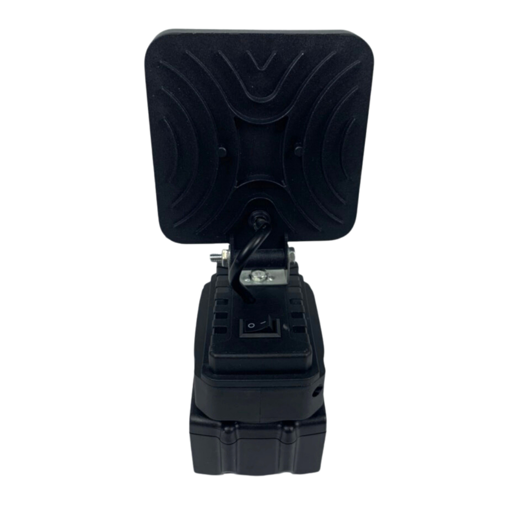 Đèn pin led dùng chung pin MAKITA 18v thiết kế bi cầu chiếu xa kèm sạc nhanh