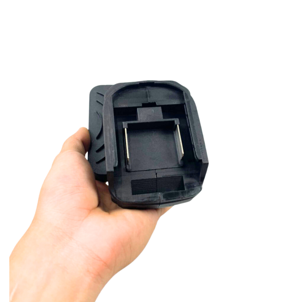 Đèn pin led dùng chung pin MAKITA 18v thiết kế bi cầu chiếu xa kèm sạc nhanh