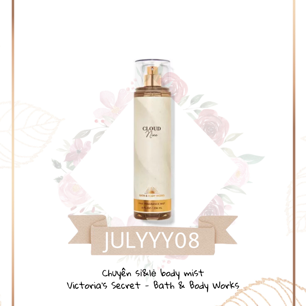 Xịt Thơm Toàn Thân CLOUD NINE Ngọt Ngào 30ml/50ml/100ml/Fullsize 236ml +jɥȽÿ08+