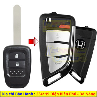 Chìa Khoá độ gập xe ô tô Honda Brio mẫu V16 đà nẵng