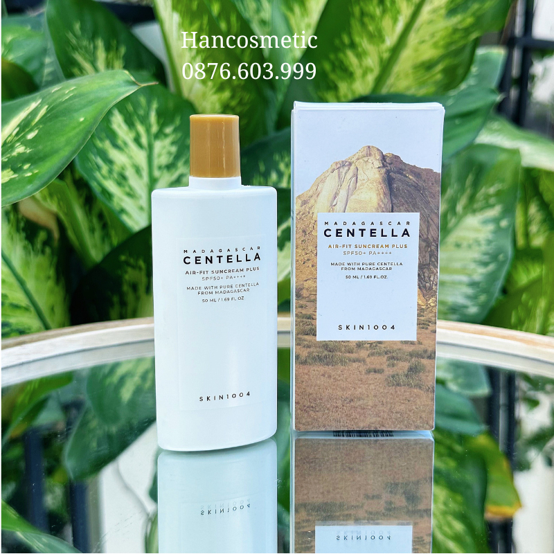 Kem Chống Nắng Skin1004 Cho Da Nhạy Cảm SPF 50+ 50ml Madagascar Centella Air-Fit Suncream Plus SPF50+PA++++