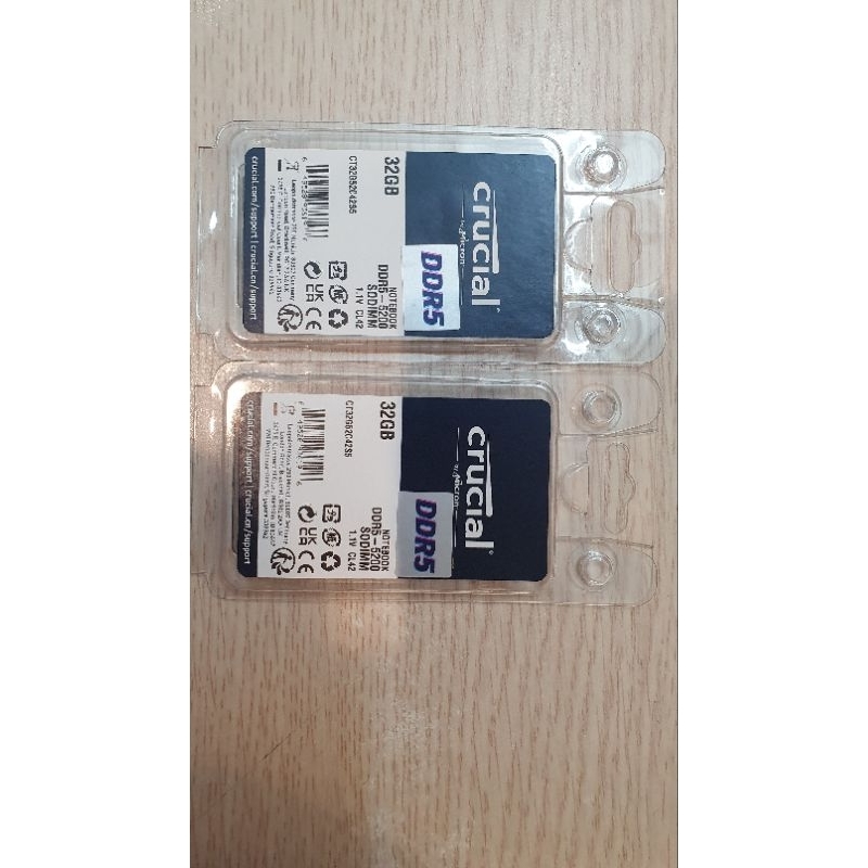 RAM Laptop DDR5 Crucial 32GB Bus 5200Mhz - Bảo hành 36 tháng