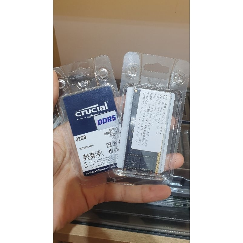RAM Laptop DDR5 Crucial 32GB Bus 5200Mhz - Bảo hành 36 tháng