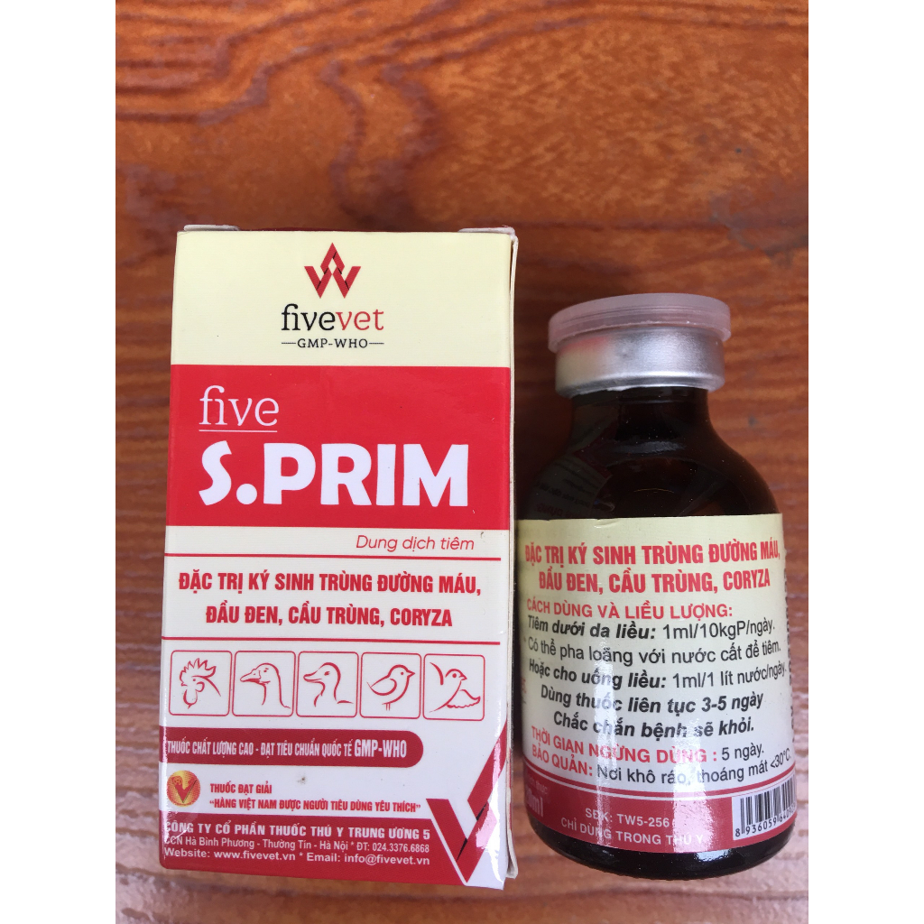 Sprim gà bạc mặt gầy ủ rũ đầu đen  20ml