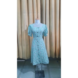 Đầm hoa freesize eo<76