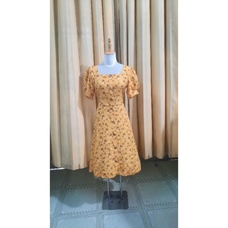 đầm hoa freesize eo<76