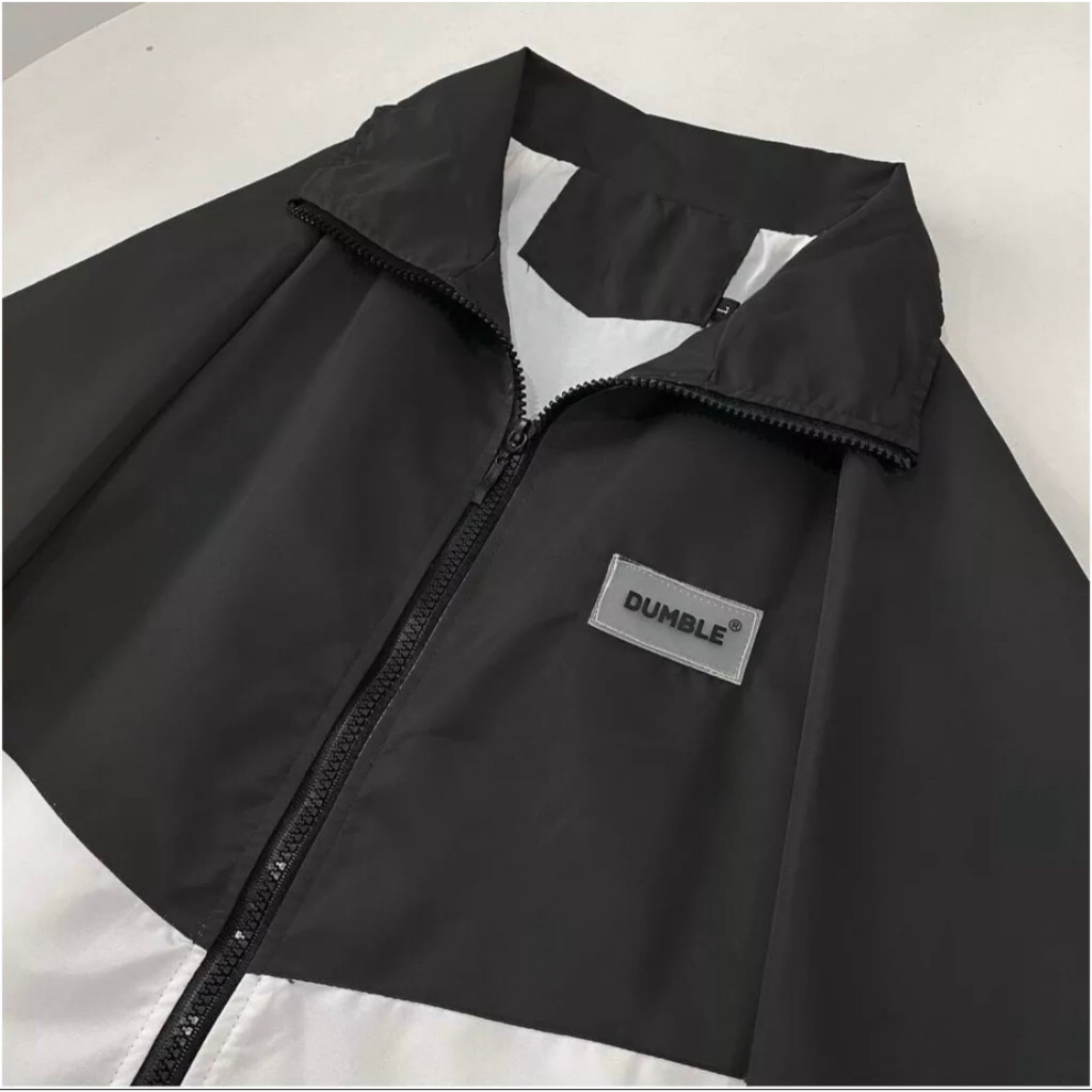 Áo khoác,áo khoác dù DUMBLE phối 2 màu  đơn giản unisex dành cho nam nữ