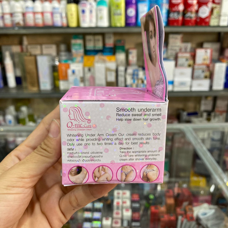 Kem Tri Thâm Nách Q-Nic Care Whitening Underarm Cream Thái Lan Hủ 15g