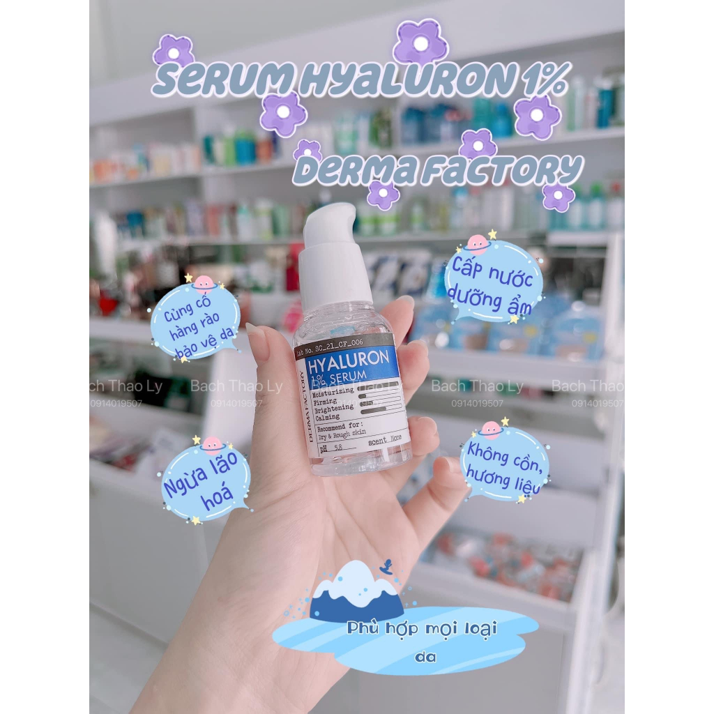 Serum  Hyaluron 1% Serum 30ml - Derma Factory