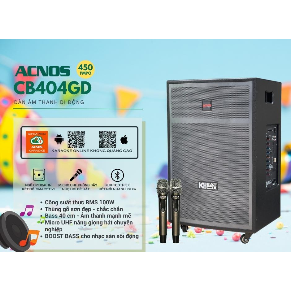 Dàn âm thanh di động ACNOS CB404GD