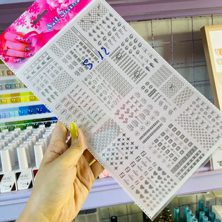 Stick hoa - tấm siêu to khổng lồ, stick hoa dán móng Thiên Di Nail