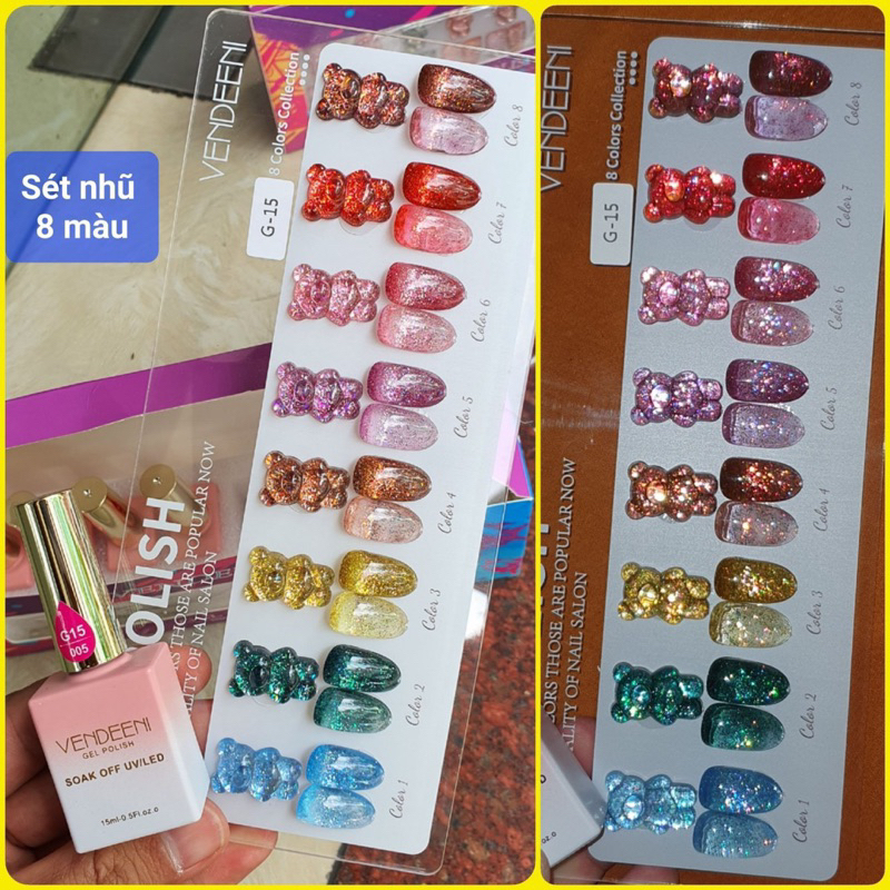 Sét Sơn nhũ khổng tước Vendeeni