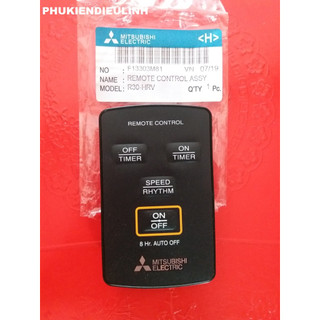 Điều khiển quạt lửng mitsubishi 5 cánh