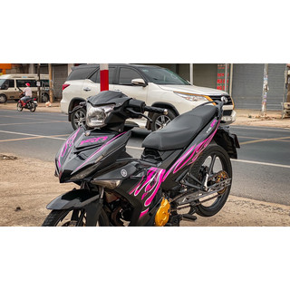 Tem rời exciter 150 mẫu lửa hồng đen