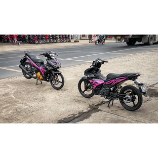 Tem Rời Exciter 150 mẫu Lửa Hồng Đen