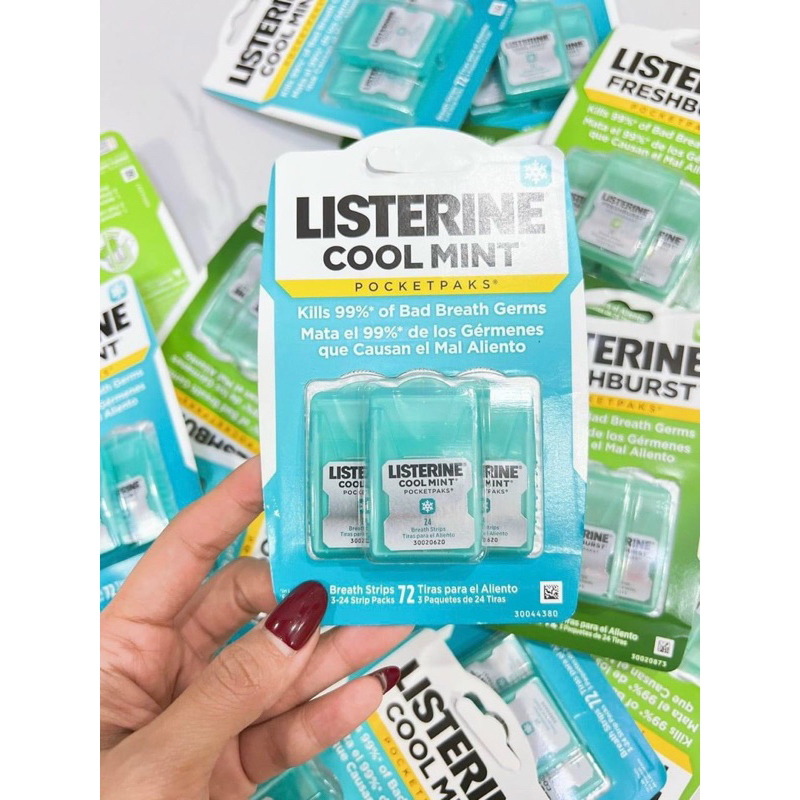 Xịt thơm miệng Listerine Mỹ