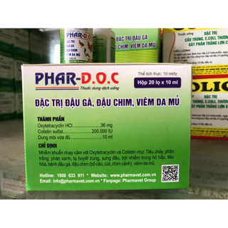 phar d.o.c 10ml đậu gà đậu chim