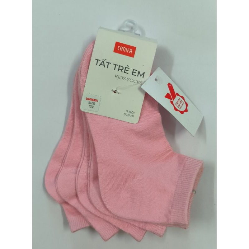 Pack 5 đôi tất unisex trẻ em Canifa