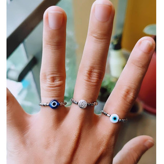 NHẪN EVIL EYE THIẾT KẾ freesize | HANDMADE | VALE.SOMETHINGBOHO