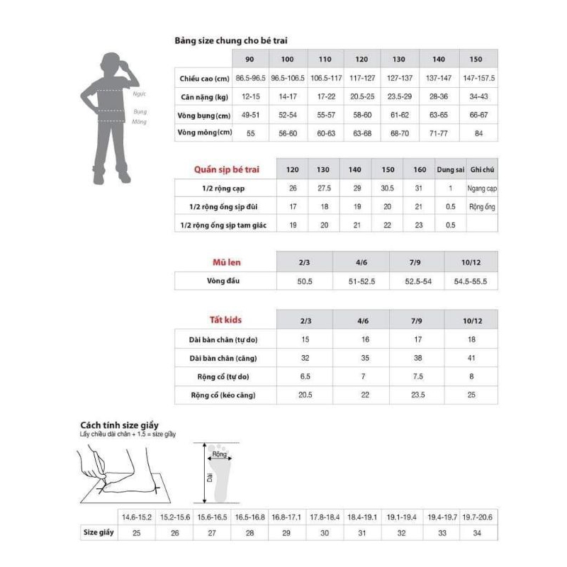 Pack 5 đôi tất unisex trẻ em Canifa