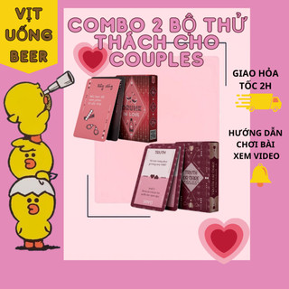 Bài Game cho Couple - Combo 2 bộ Thử thách cho Couple Cặp Đôi, chơi để thấu hiểu giải quyết rắc rối
