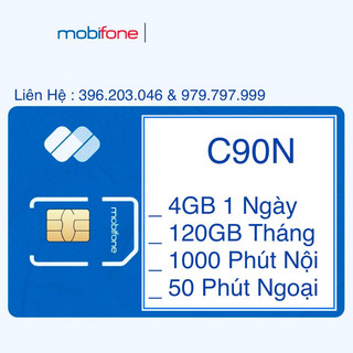 Sim C90N Giá Rẻ - Bảo Hành Nhân Viên Mobifone