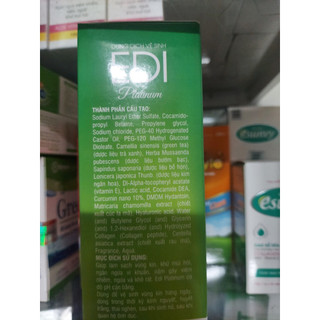 Dung dịch vệ sinh Edi Platinum, chai 100ml