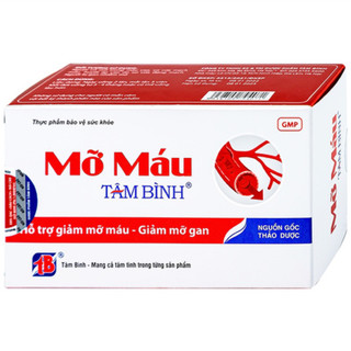 Combo 2 Hộp Viên uống Mỡ Máu Tâm Bình hỗ trợ giảm mỡ máu, giảm mỡ gan
