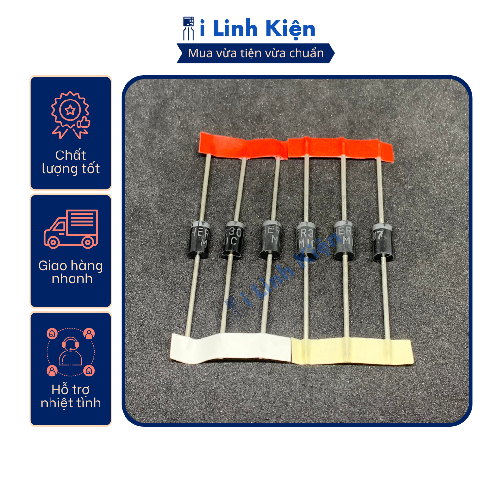 HER508 HER307 Diode xung chính hãng MIC đóng dây chất lượng cao.
