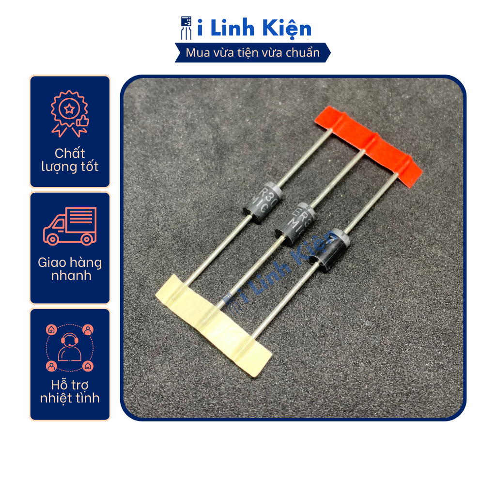HER508 HER307 Diode xung chính hãng MIC đóng dây chất lượng cao.