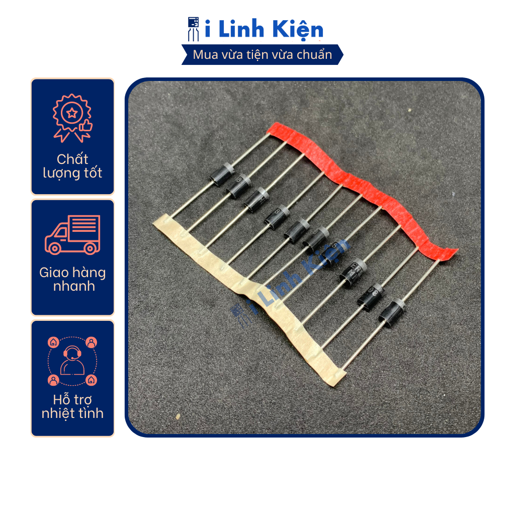 HER508 HER307 Diode xung chính hãng MIC đóng dây chất lượng cao.