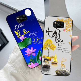 Ốp lưng Xiaomi poco x3 / poco x3 pro / poco m3 / pocophone f1 thư pháp tài lộc may mắn
