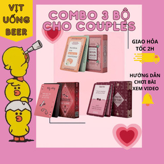 Bài Game cho Couple - Combo 3 bộ Thử thách và Thấu Hiểu cho Couple - Cặp Đôi, chơi để thấu hiểu giải quyết rắc rối