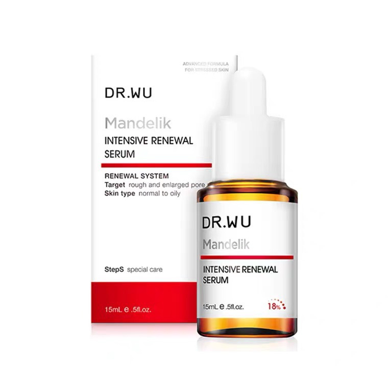 Serum Tái Tạo Da DR.WU Mandelic Acid 18% Mandelik Renewal 30ml Đài Loan