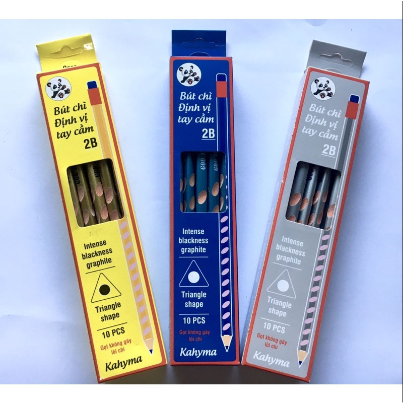 Bút chì Kahyma 2B Định vị tay cầm (1 hộp 10 cái)