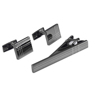 Bộ Khuy măng sét Cufflinks & Tie Clip Kẹp Cravat