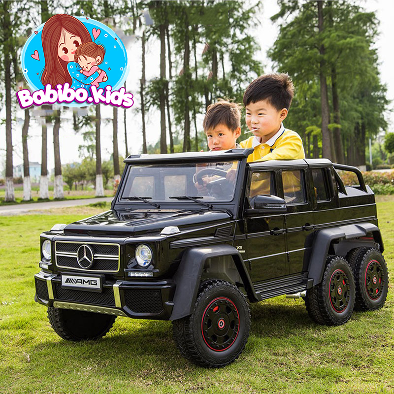 Xe điện trẻ em, Xe Ô Tô điện Trẻ Em Mercedes G63 AMG 6 bánh cho bé chịu