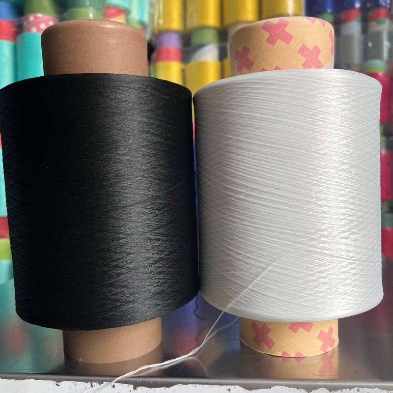 Tơ trắng đen 150 loại cuộn siêu lớn 1kg/ cuộn hàng loại 1