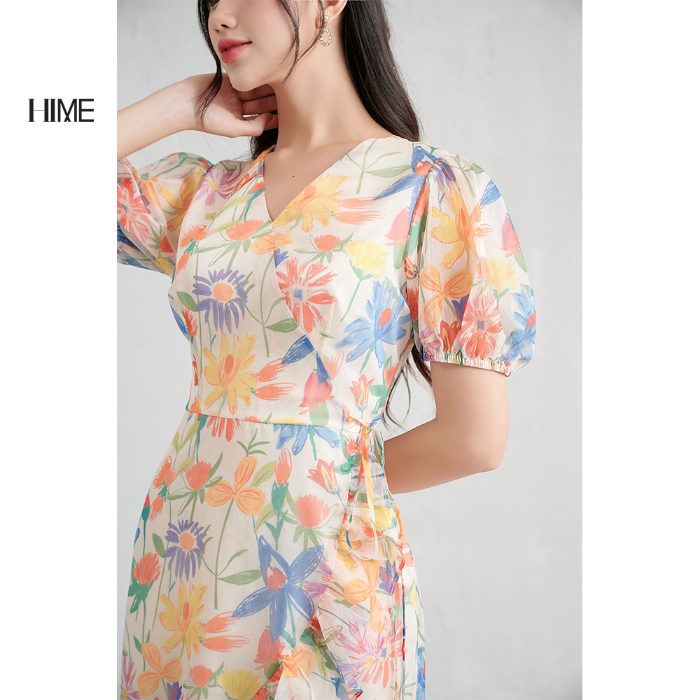Váy mini hoa vạt chéo HIME H079BF3D0223