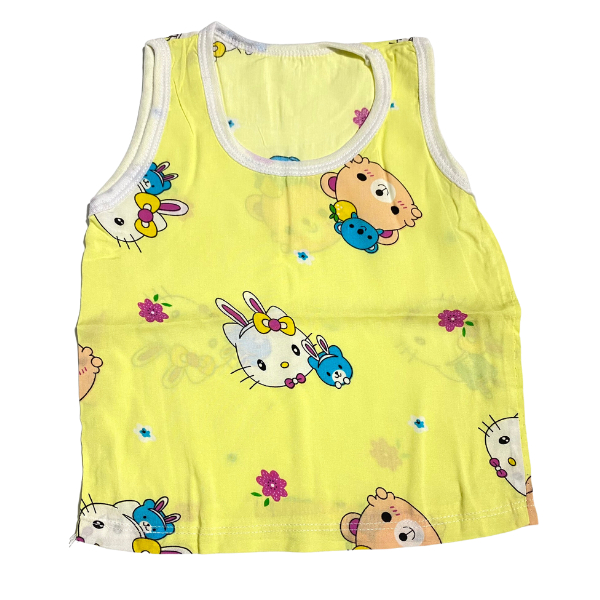 Áo ba lỗ bé trai bé gái, áo ba lỗ lanh lụa loại đẹp thoáng mát 5-15 kg Maru Store