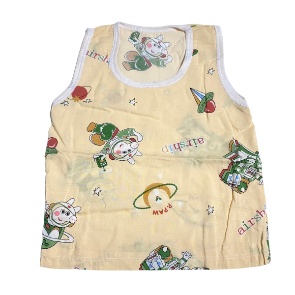 Áo ba lỗ bé trai bé gái, áo ba lỗ lanh lụa loại đẹp thoáng mát 5-15 kg Maru Store