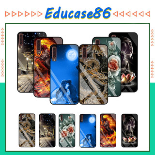 Ốp lưng Samsung A7 2018 Mặt kính 3D sang trọng, Hình ảnh sắc nét (Shop có cung cấp kèm Video sản phẩm)
