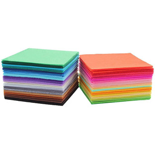 Vải nỉ cứng làm đồ Len handmade (2 tấm 42cmx22cm)