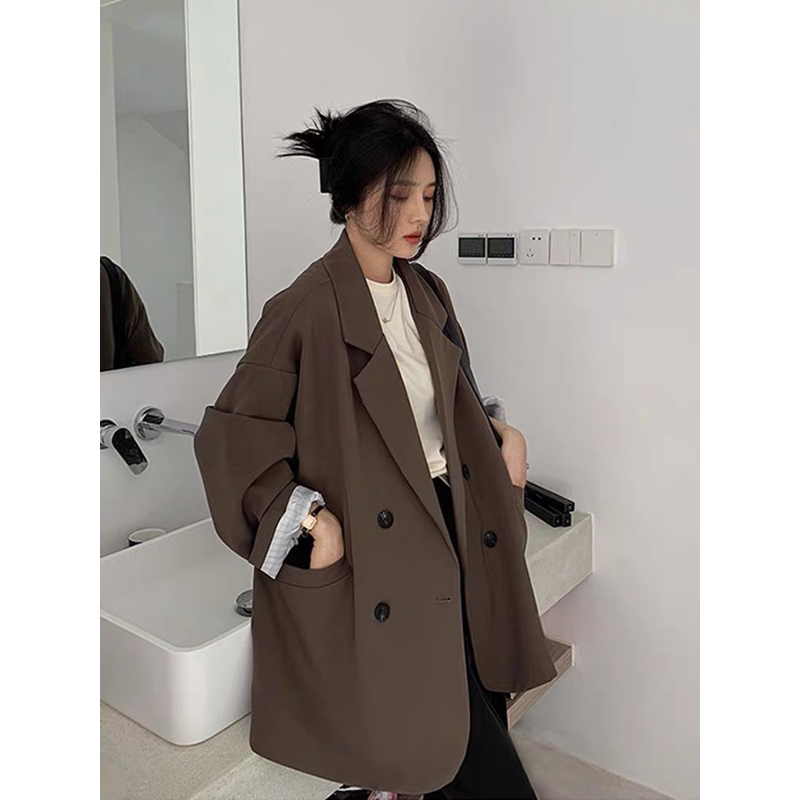 Áo khoác blazer dáng rộng phong cách hàn quốc hot trend-M1