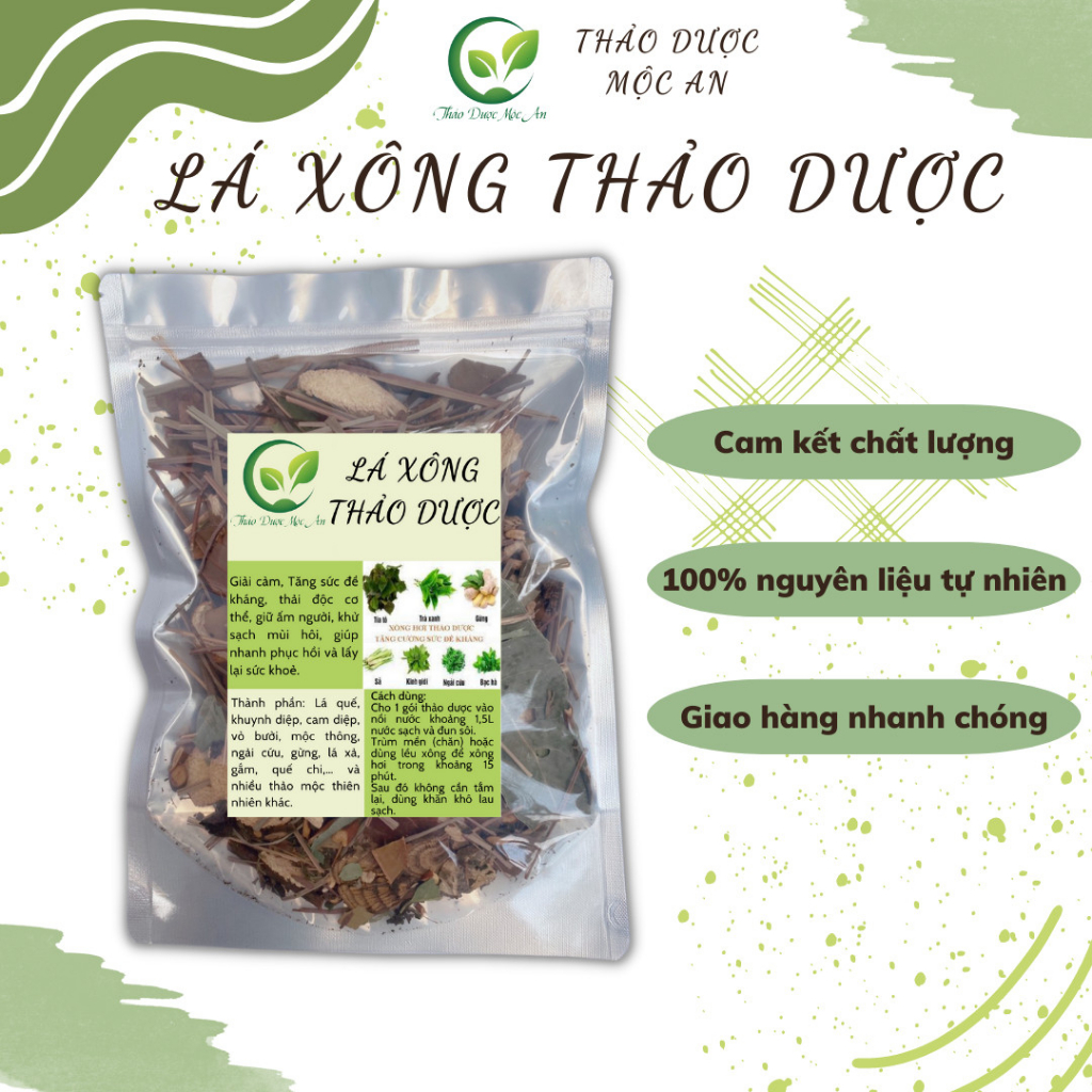 Lá xông giảm cân thảo mộc Mộc An-Thảo mộc bảo vệ sức khoẻ Mộc An