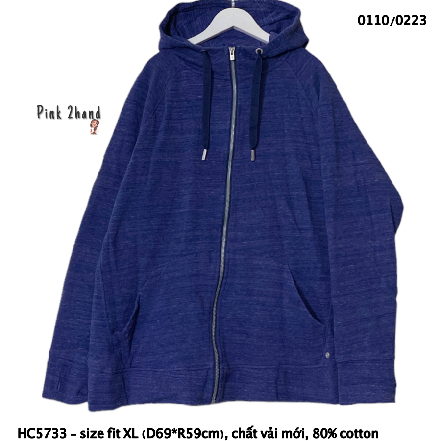 Áo Hoodie 2hand nhập Mỹ Oversize nữ, nam, chất dày, size lớn, form rộng - 110122-1